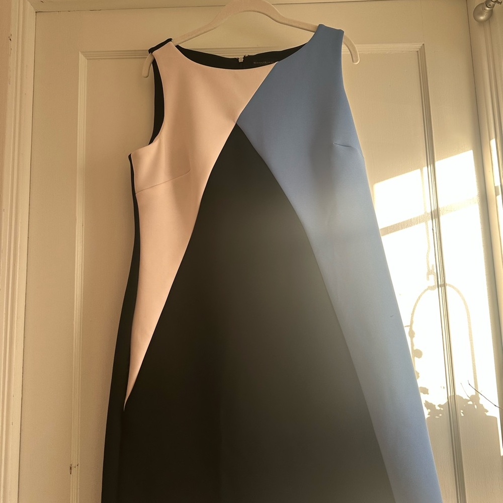 Elegant DKNY Color Block Dress